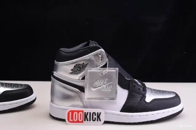 1st Kicks WMNS SILVER 1 HIGH CD0461-001 OG AIR JORDAN TOE 0527